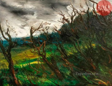 Mauricio de Vlaminck Painting - Paisaje tormentoso Maurice de Vlaminck